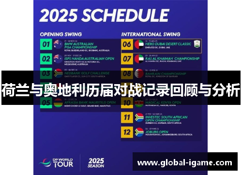 荷兰与奥地利历届对战记录回顾与分析